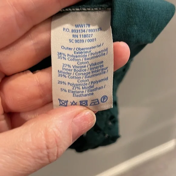 Boden Emerald Green Lace Overlay Zeta Ponte Knit Sheath Dress - Picture 6 of 9